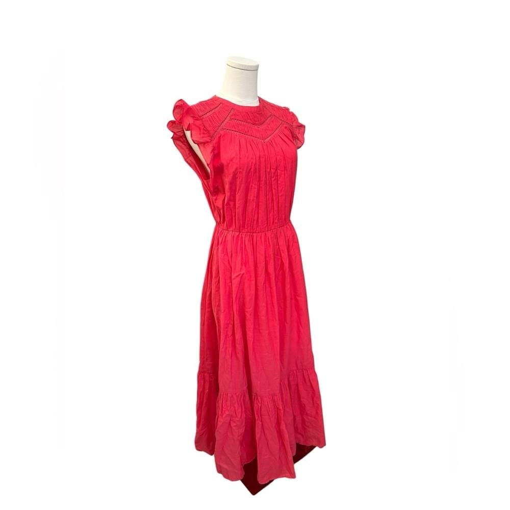WHITE STUFF Spring 2025 Collection Midi Dress Pink Sample Size 6 NWT - Picture 4 of 10